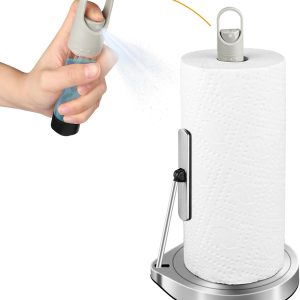Paper Towel Holder with Spray Bottle