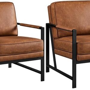 Yaheetech PU Leather Armchairs